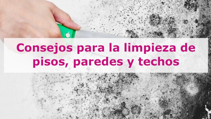 Consejos para la limpieza de pisos, paredes y techos