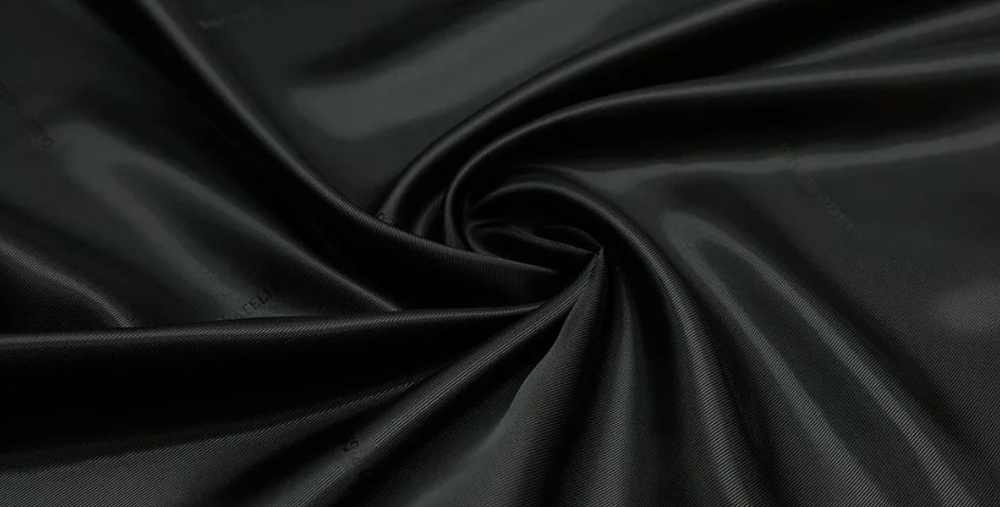 Reconocimiento de los tipos de tejido de las prendas negras.
