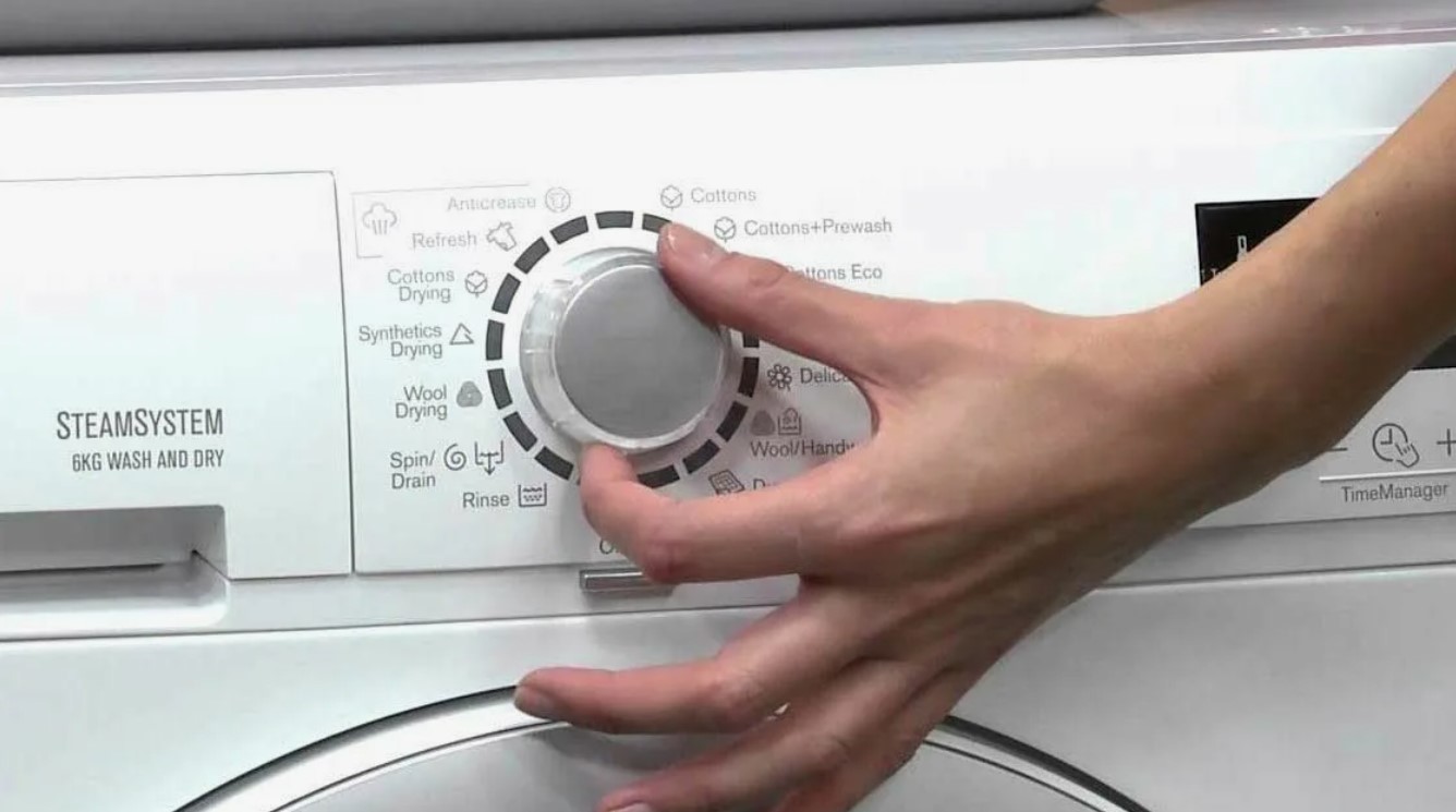 Elegir el ciclo de lavado según el tipo de tejido.